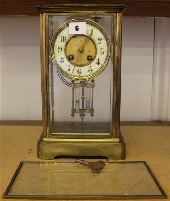 Brass clock